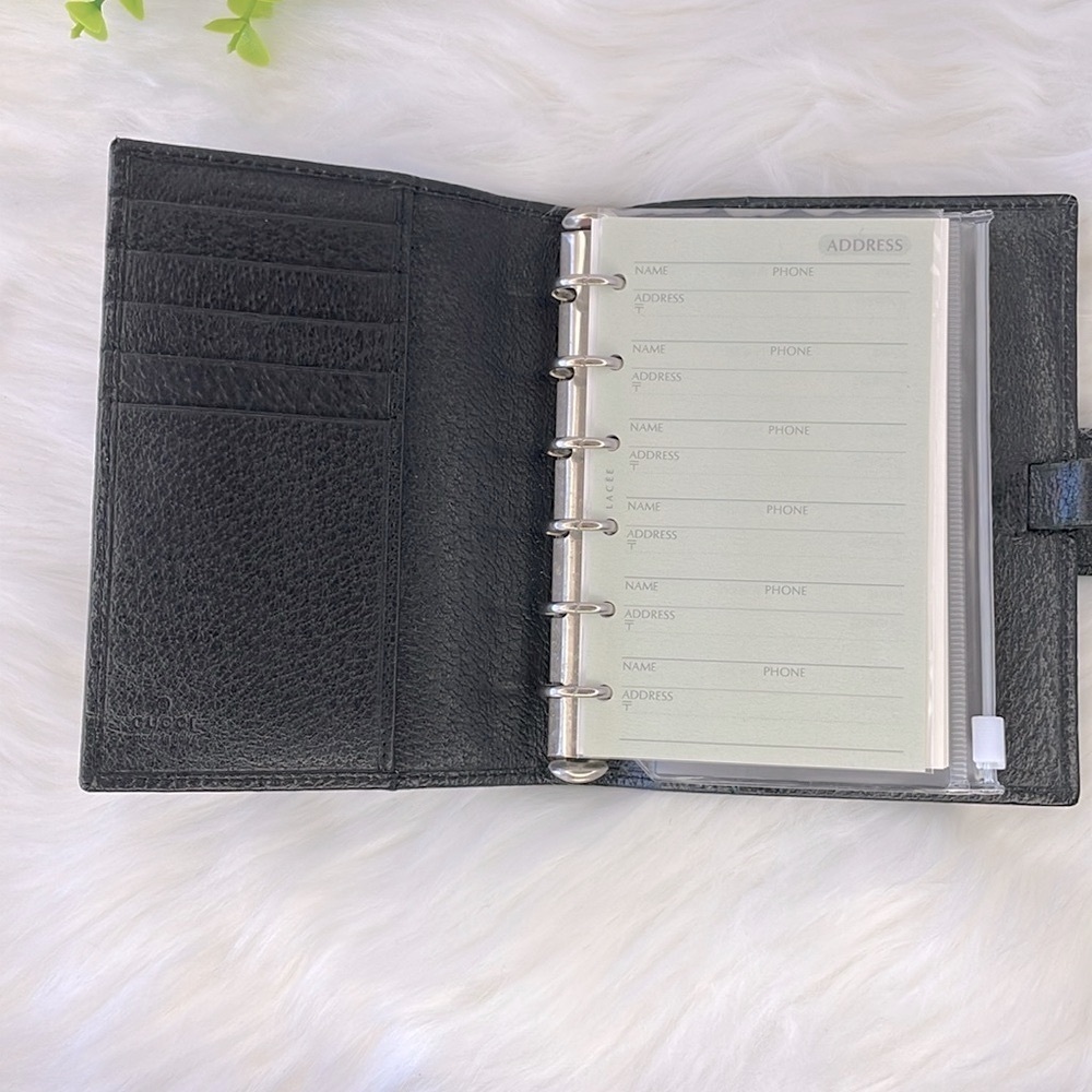 Gucci Black Monogram Agenda - Picture 7 of 13
